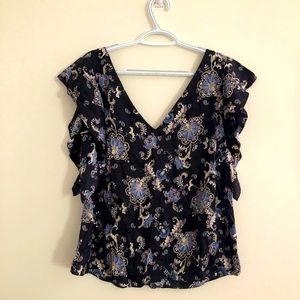 Rebecca Taylor V-Neck short sleeves blouse.New with tag